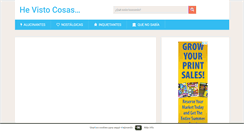 Desktop Screenshot of hevistocosas.com